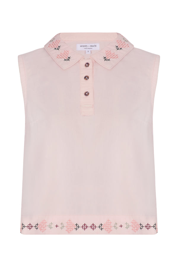 Tobi Tank Top In Blush - seventy + mochi