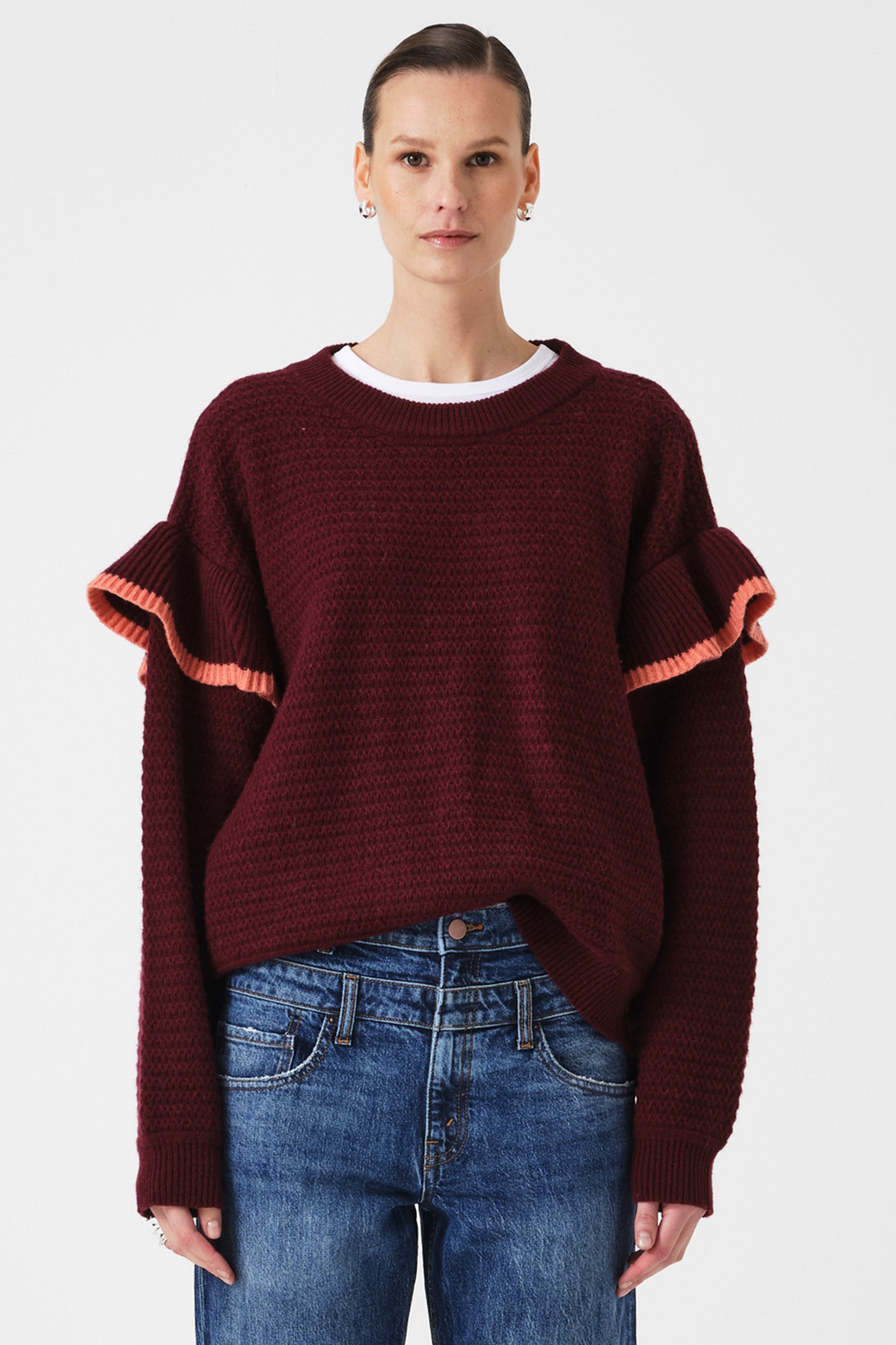 Aria Sweater in Mulberry