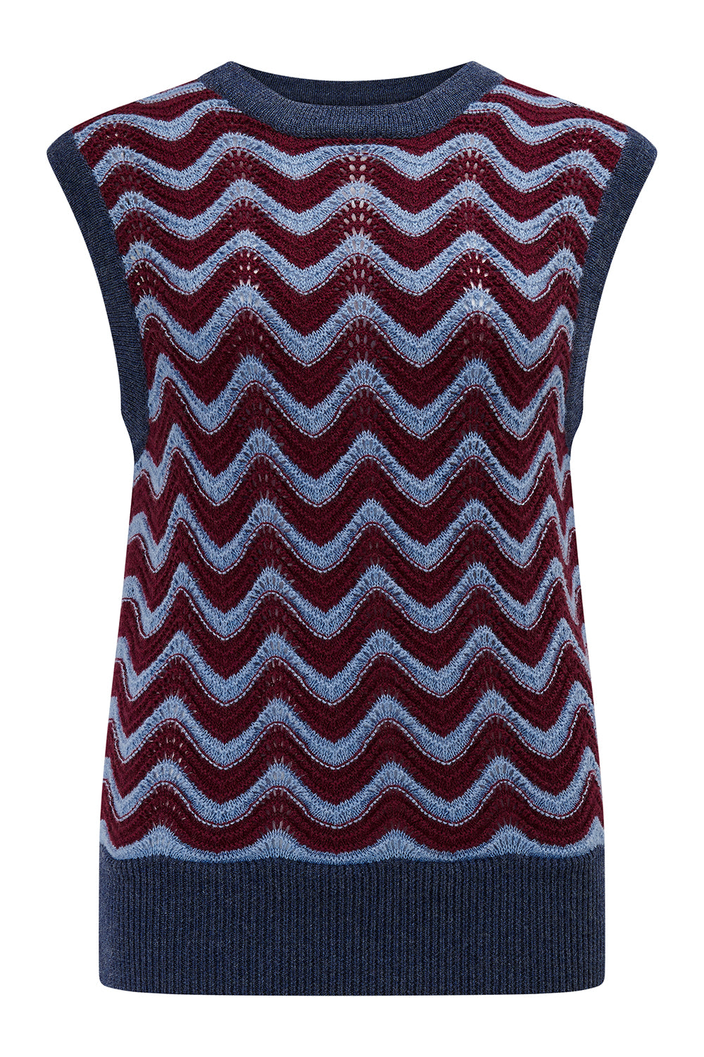 Bennie Vest in Mulberry
