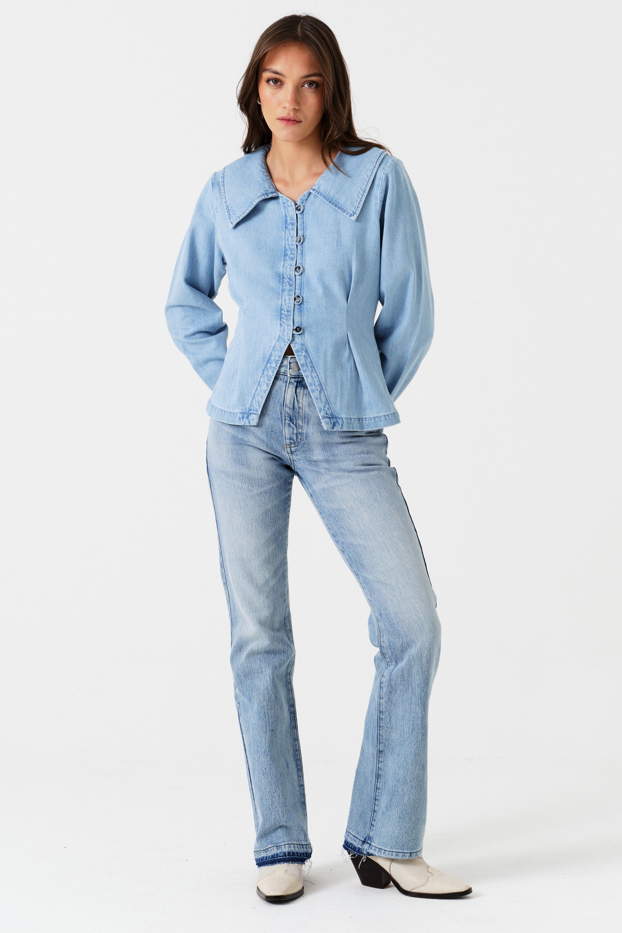 Bette Denim Shirt in Austin