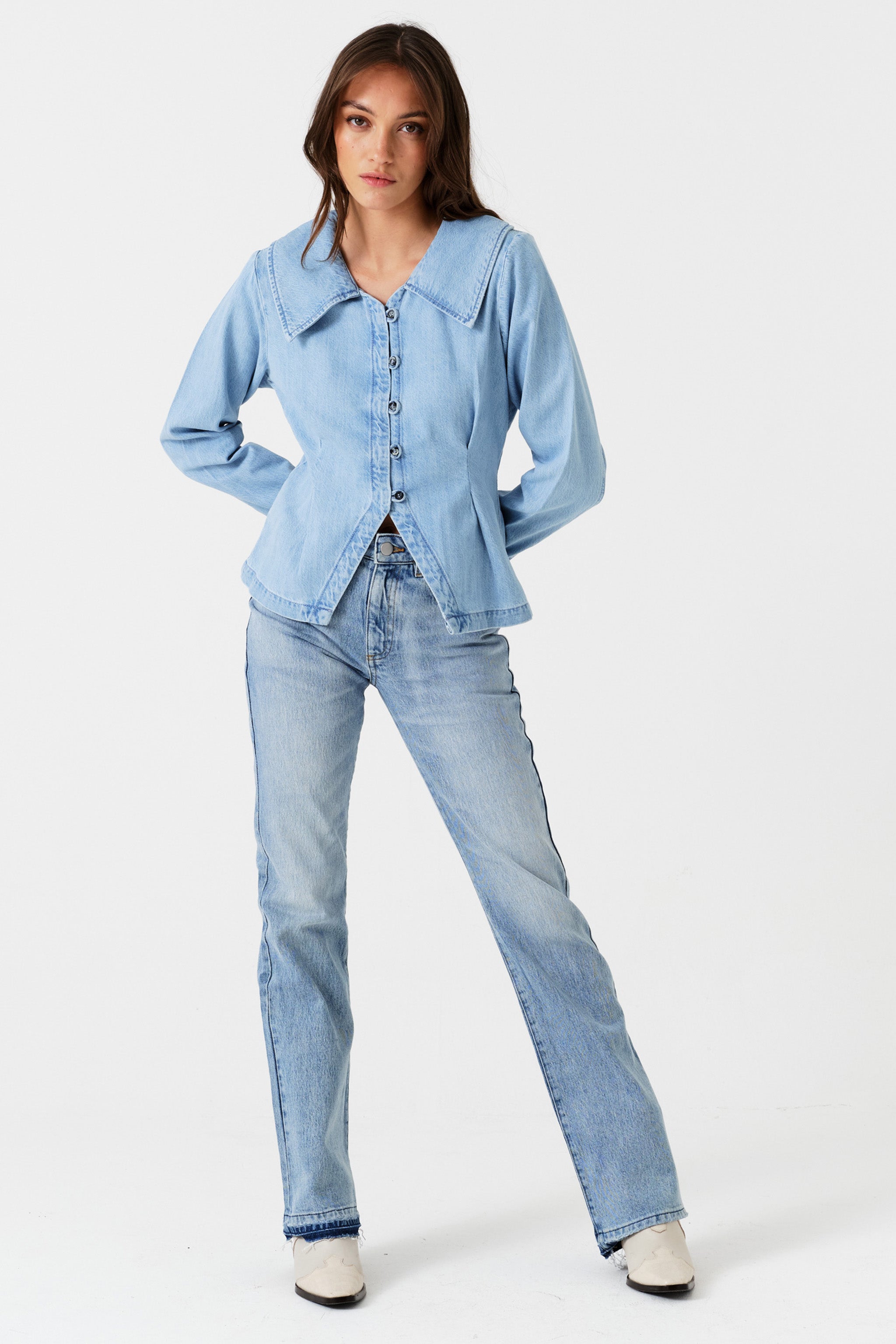 Bette Denim Shirt in Austin