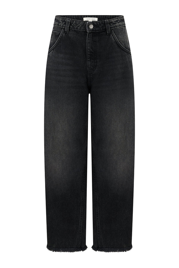 Bo Barrel Leg Zip Jean in Fairbanks - seventy + mochi