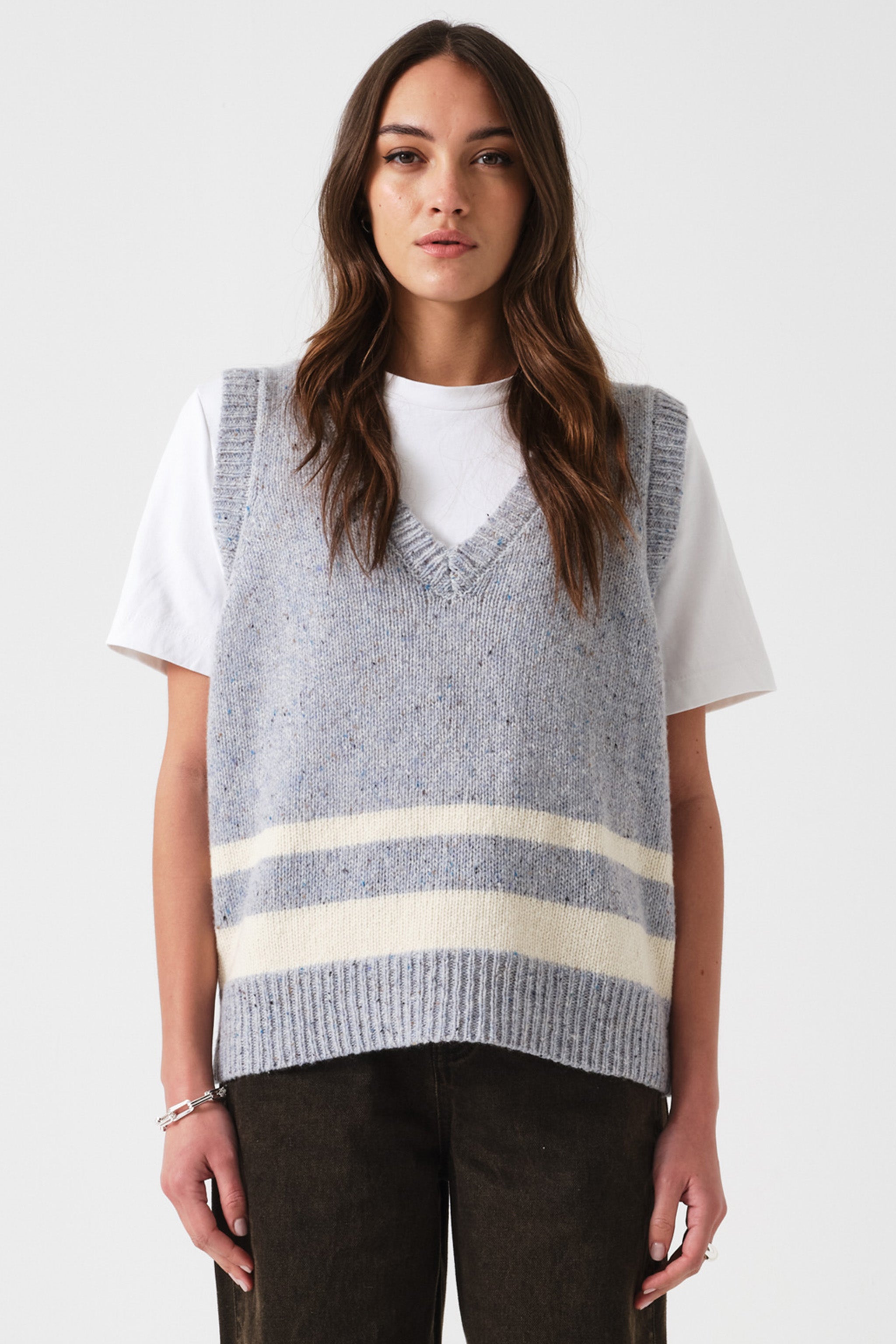Cassidy Vest in Sky Blue