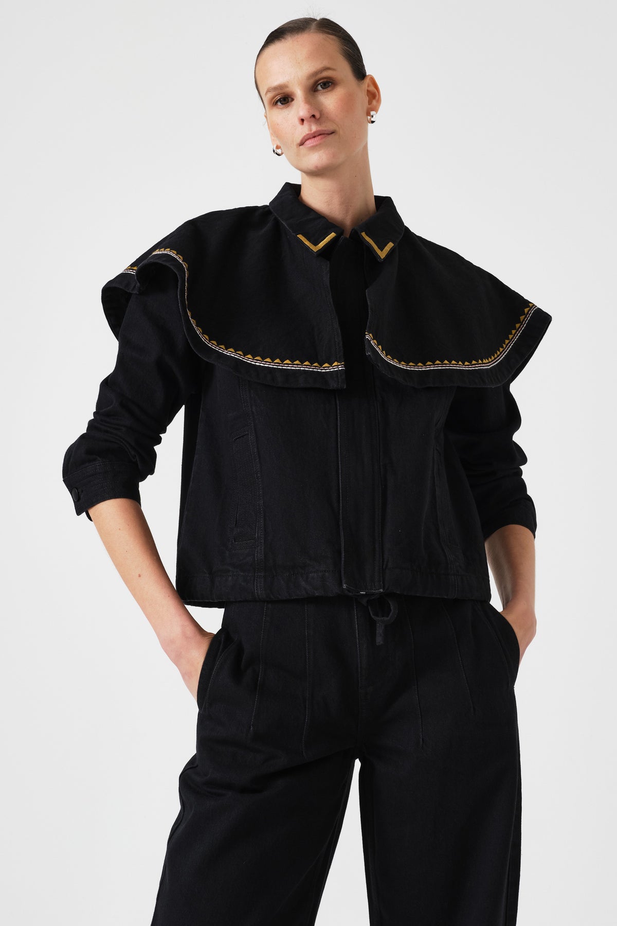 Fara Jacket in Black - seventy + mochi