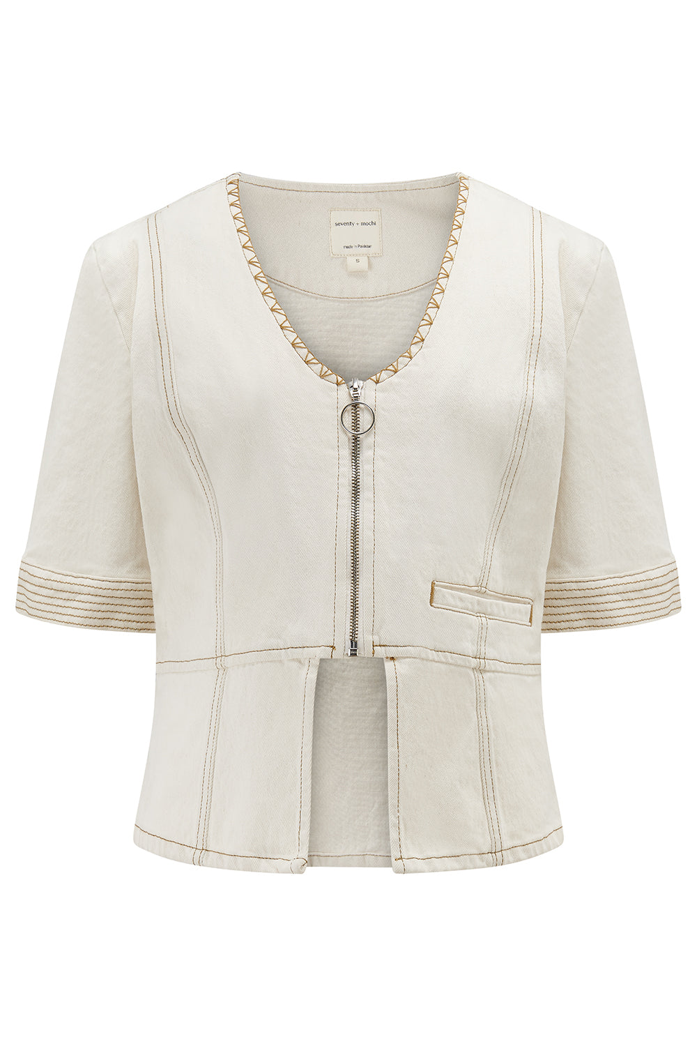 Lea Top in Ecru