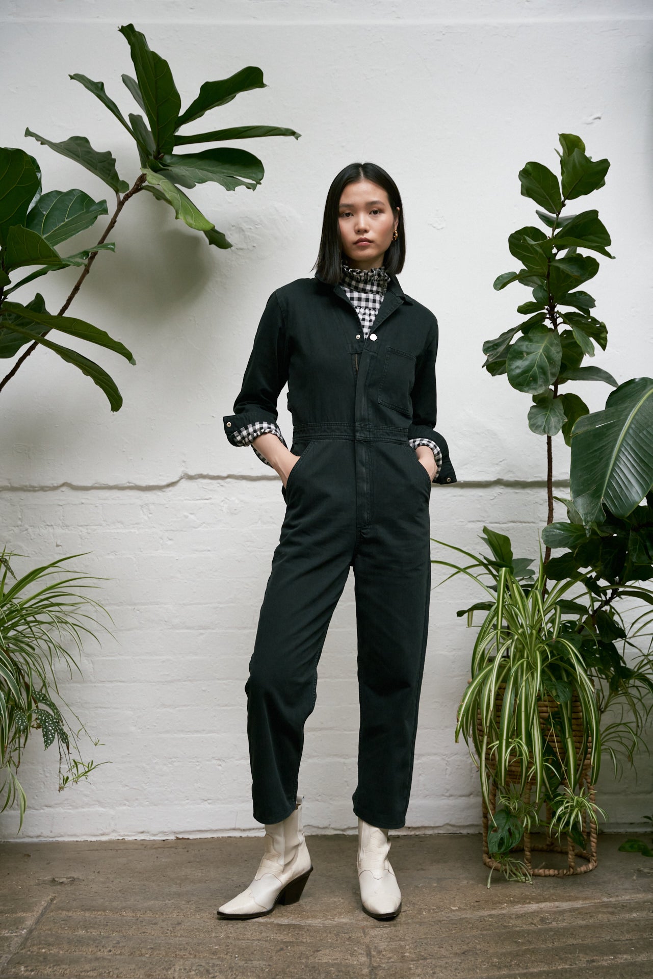 Indie Jumpsuit in Black - seventy + mochi