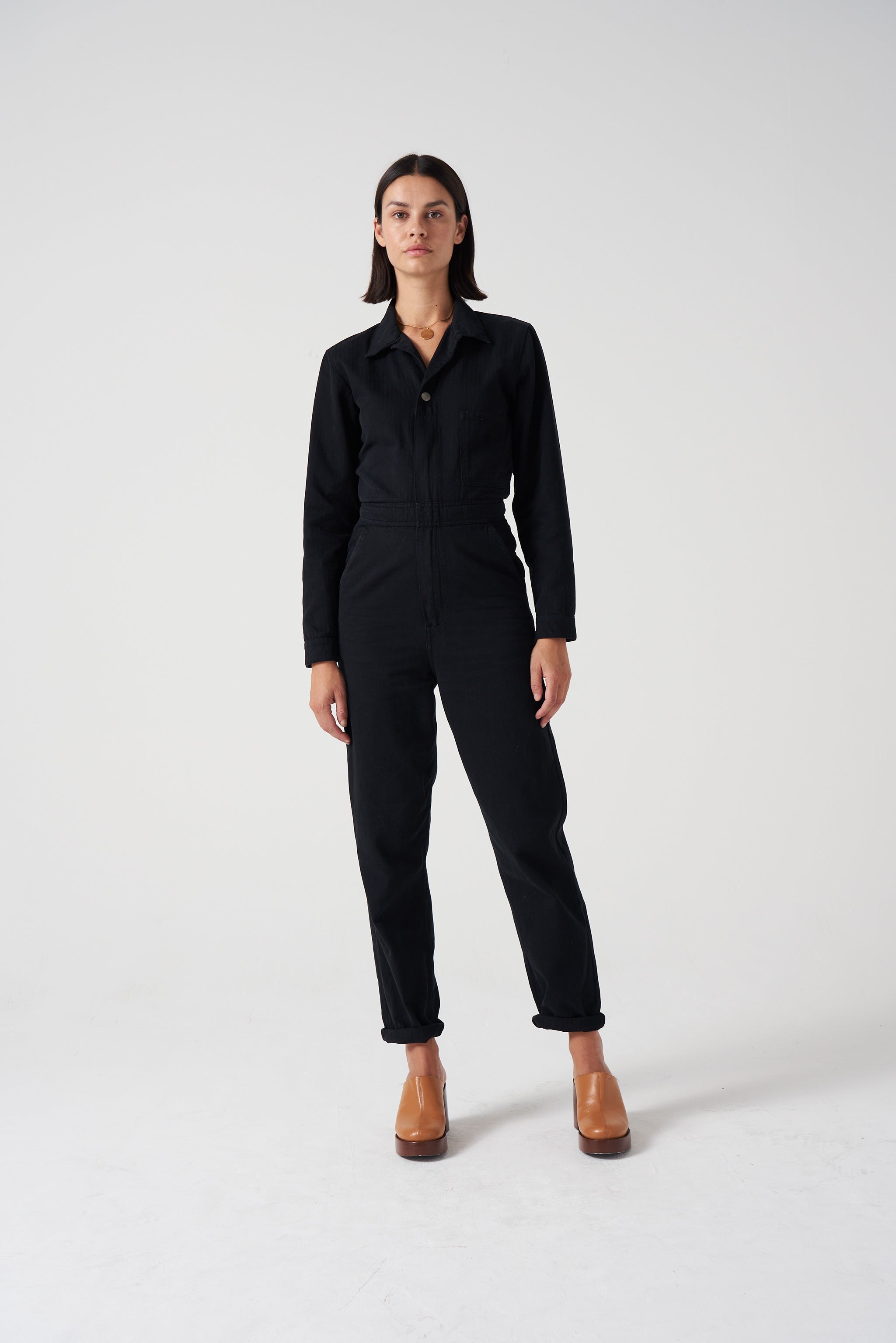 Indie Jumpsuit in Black - seventy + mochi